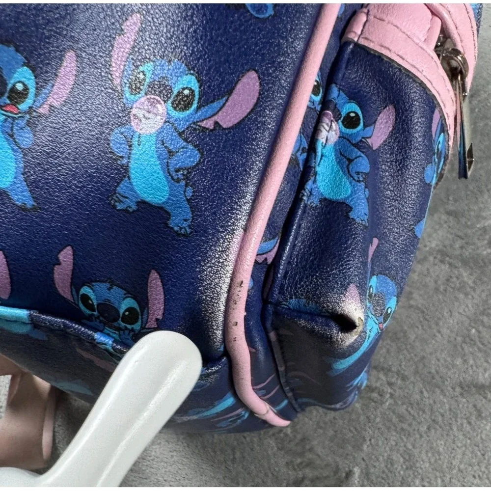 Disney Lilo & Stitch All Over Print Mini Backpack Blue B-83727289